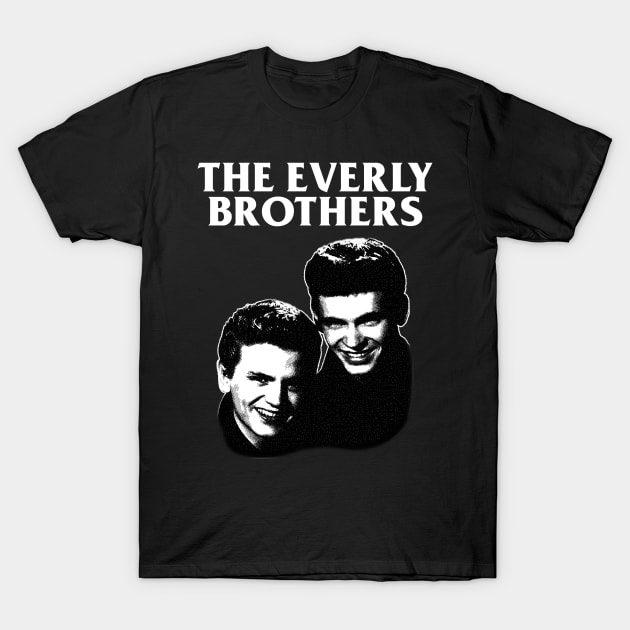 The Everly Brothers - Engraving Style T-Shirt by Parody Merch